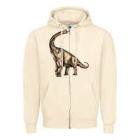 Sandshell Brachiosaurus Zipper Hoodie - LillyAllenDesigns
