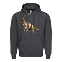 Smoke Brachiosaurus Zipper Hoodie - LillyAllenDesigns