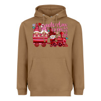 Toasted Coconut valentines express with gnomies Heavyweight Hoodie - NancyCooperArtShop