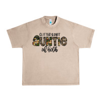 French Oak auntie Urban Heavy Tee - CowhideDigitalArt