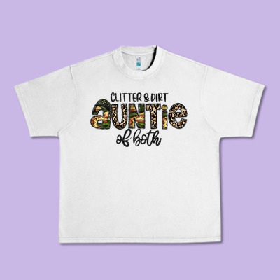 Auntie Urban Heavy Tee Designed By Cowhidedigitalart