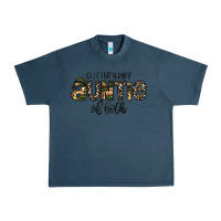 Midnight Navy auntie Urban Heavy Tee - CowhideDigitalArt