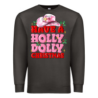 Smoke have a holly dolly christmas Premium Sweatshirt - MaliasSmallBusiness