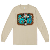 Mushroom bull skull cross backgraund Long Sleeve Tee - JahusDesignShop
