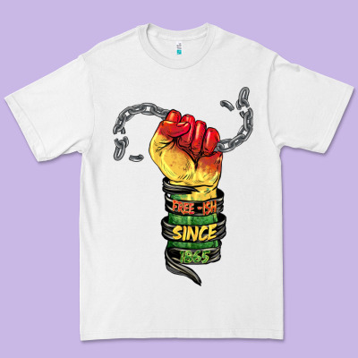 Free Ish Since 1865 Premium Tee Designed By Barkaloodesign