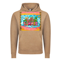 Vintage Coffee hello summer Vintage Hoodie - Zillion Design Studio