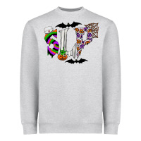 Heather Grey slp Heavyweight Sweatshirt - CowhideDigitalArt