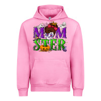 Fuchsia Pink Momster Halloween Urban Hoodie - NancyCooperArtShop