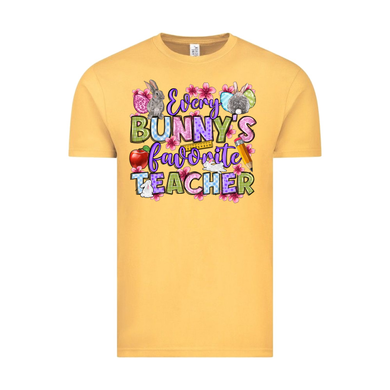 Easter Day Every Bunny's Favorite Teacher Vintage Tee by OliviaCreatesArt | Teevron