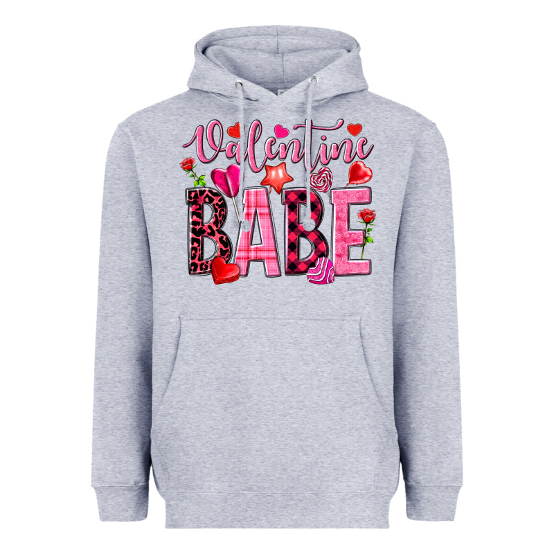 Valentine Babe Heavyweight Hoodie by NancyCooperArtShop | Teevron