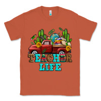 Copper teacher life western truck and books Classic Tee - AdoDesignShop
