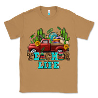Toasted Coconut teacher life western truck and books Classic Tee - AdoDesignShop