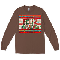 Chestnut feliz navidad spanish christmas Long Sleeve Tee - Jasminsmagicworld
