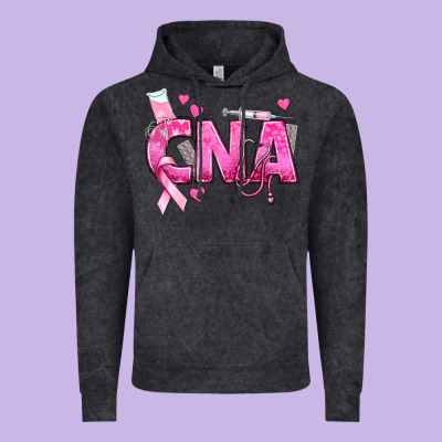 Breast Cancer Cna Certified Nursing Assistant Vintage Hoodie Designed By Texasbilliewilder