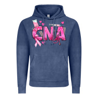 Vintage Denim Breast Cancer CNA Certified Nursing Assistant Vintage Hoodie - texasbilliewilder