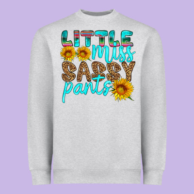 Little Miss Sassy Pants Heavyweight Sweatshirt Designed By Hra Design Shop