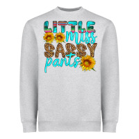 Heather Grey little miss sassy pants Heavyweight Sweatshirt - HRA Design Shop