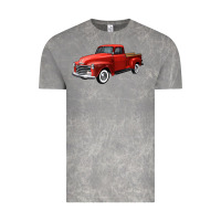 Cloud Rock western red truck right 34 view Vintage Tee - FaDigitalArtStudio