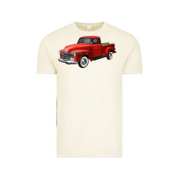 Vintage Arctic western red truck right 34 view Vintage Tee - FaDigitalArtStudio