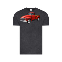 Western Red Truck Right 34 View Vintage Tee | Teevron