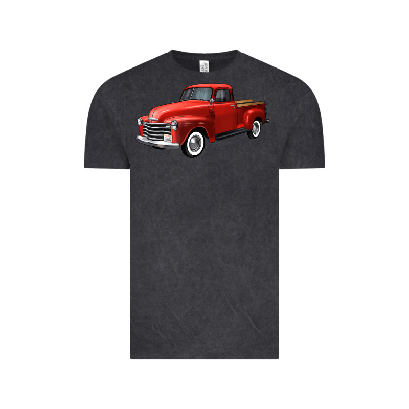 Western Red Truck Right 34 View Vintage Tee by FaDigitalArtStudio | Teevron