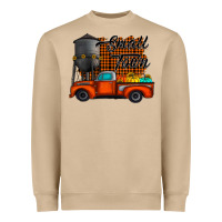 Mushroom small town fall Heavyweight Sweatshirt - CowhideDigitalArt