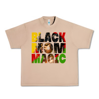 Black Mom Magic Juneteenth Urban Heavy Tee | Teevron
