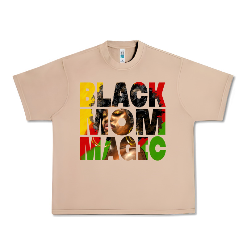 Black Mom Magic Juneteenth Urban Heavy Tee by HRA Design Shop | Teevron