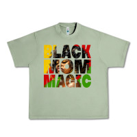 Oil Green black mom magic juneteenth Urban Heavy Tee - HRA Design Shop