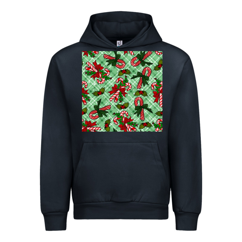 Christmas Candy Cane Urban Hoodie by NancyCooperArtShop | Teevron