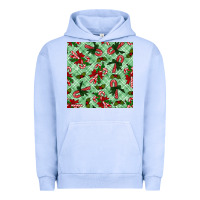 Pigment Grape Ice Christmas candy cane Urban Hoodie - NancyCooperArtShop