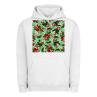 Pigment Lunar Rock Christmas candy cane Urban Hoodie - NancyCooperArtShop