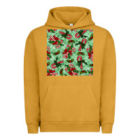 Pigment Peanut Butter Christmas candy cane Urban Hoodie - NancyCooperArtShop