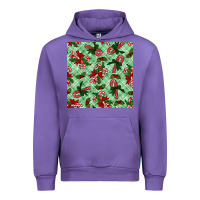 Tulip Christmas candy cane Urban Hoodie - NancyCooperArtShop