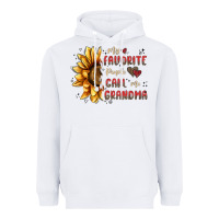 White my favorite people call me grandma Heavyweight Hoodie - MaliasSmallBusiness