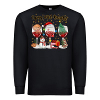 Black tipsy and bright christmas Premium Sweatshirt - MaliasSmallBusiness