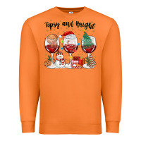 Carrot tipsy and bright christmas Premium Sweatshirt - MaliasSmallBusiness