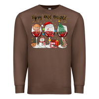 Chestnut tipsy and bright christmas Premium Sweatshirt - MaliasSmallBusiness