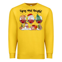 Lemon tipsy and bright christmas Premium Sweatshirt - MaliasSmallBusiness