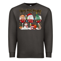 Smoke tipsy and bright christmas Premium Sweatshirt - MaliasSmallBusiness