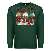 Sports Green tipsy and bright christmas Premium Sweatshirt - MaliasSmallBusiness