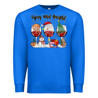 True Royal tipsy and bright christmas Premium Sweatshirt - MaliasSmallBusiness