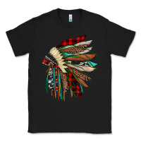 Black christmas indian headdress Classic Tee - JahusDesignShop