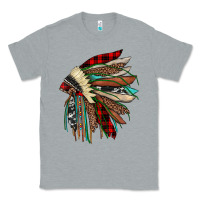 Heather Grey christmas indian headdress Classic Tee - JahusDesignShop