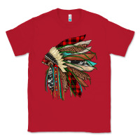Red christmas indian headdress Classic Tee - JahusDesignShop