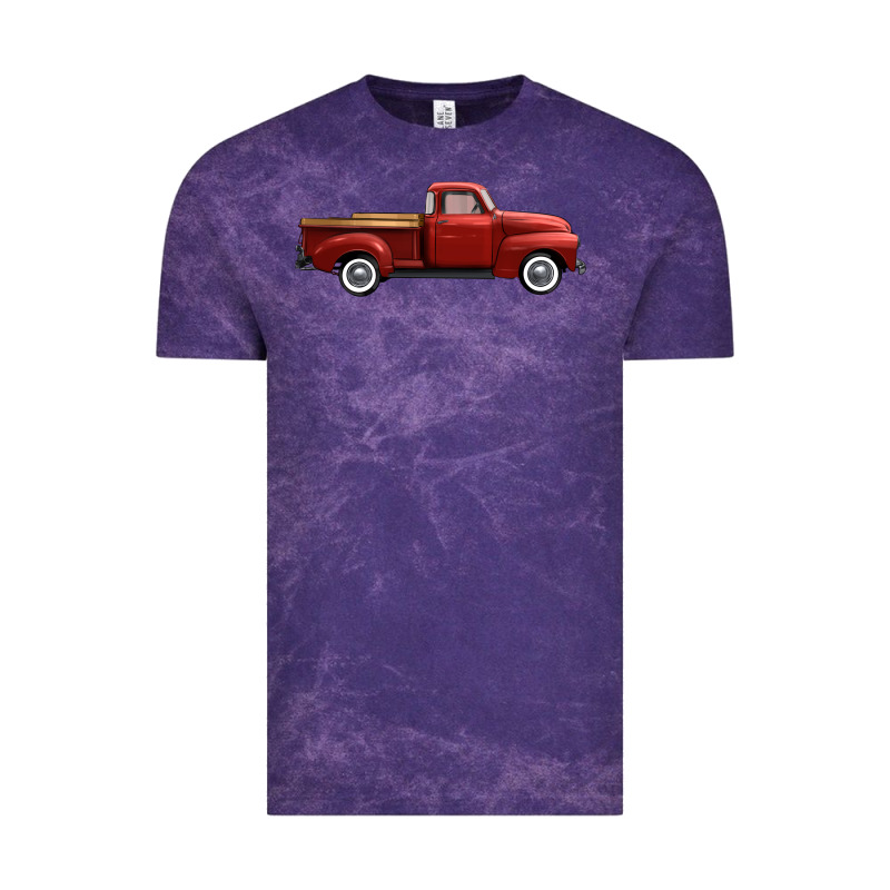 Western Red Truck Right Side View Vintage Tee by FaDigitalArtStudio | Teevron