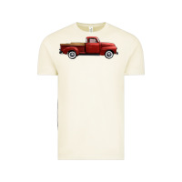 Vintage Arctic western red truck right side view Vintage Tee - FaDigitalArtStudio