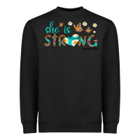 Black she is strong Heavyweight Sweatshirt - HRA Design Shop