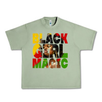 Oil Green black girl magic juneteenth Urban Heavy Tee - HRA Design Shop