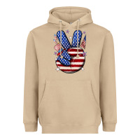Mushroom peace 4th july Heavyweight Hoodie - NancyCooperArtShop